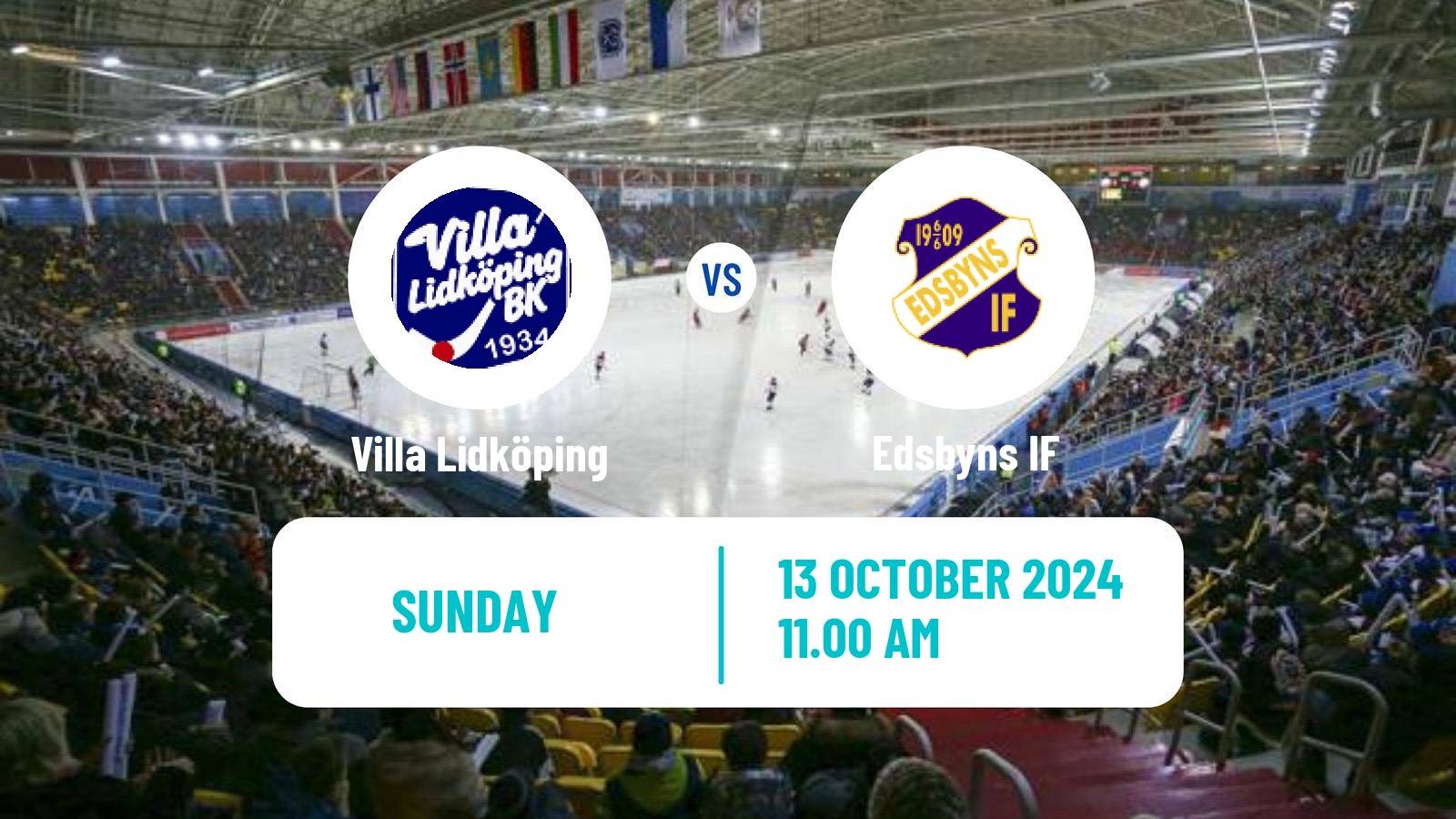 Bandy Svenska Cupen Bandy Villa Lidköping - Edsbyns IF