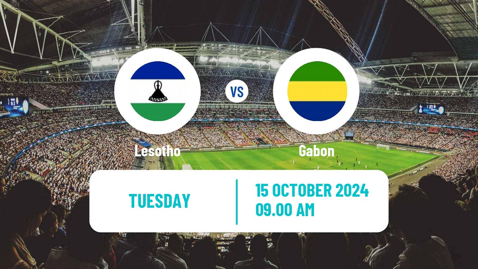 Soccer Africa Cup of Nations Lesotho - Gabon