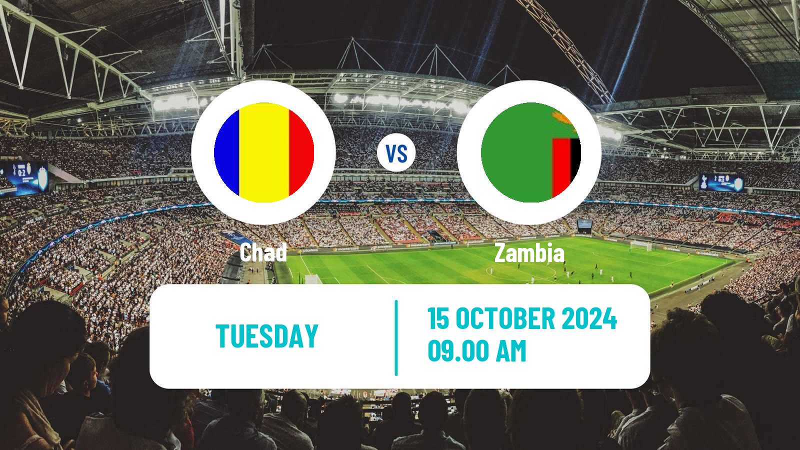 Soccer Africa Cup of Nations Chad - Zambia