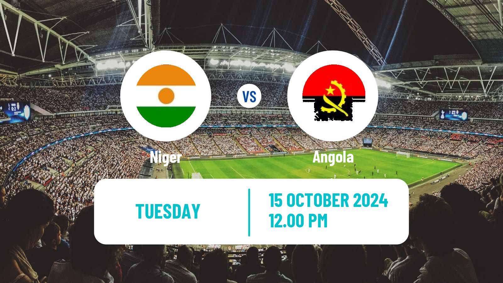 Soccer Africa Cup of Nations Niger - Angola