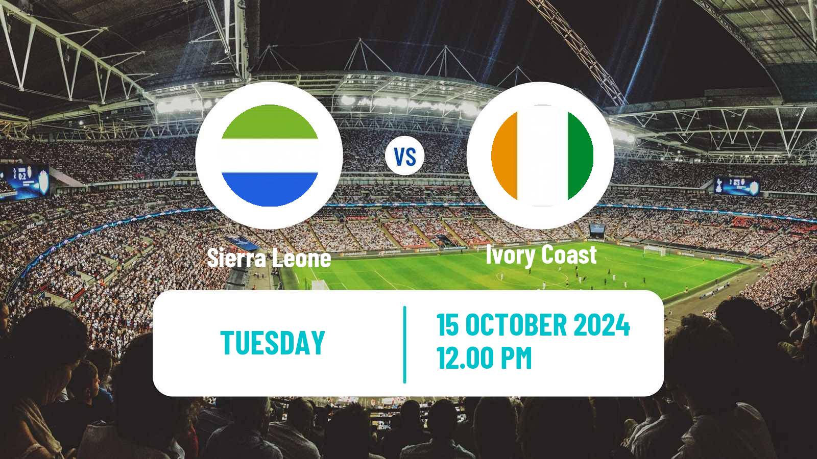 Soccer Africa Cup of Nations Sierra Leone - Ivory Coast