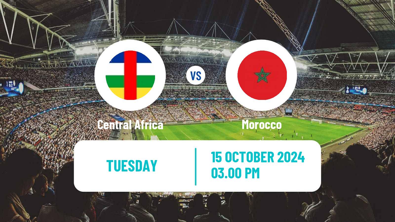 Soccer Africa Cup of Nations Central Africa - Morocco