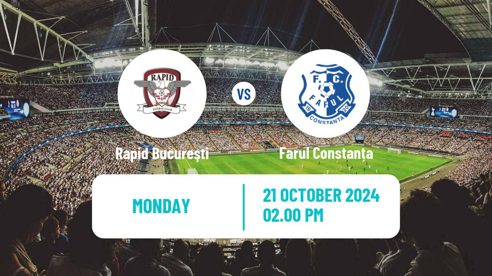 Soccer Romanian Liga 1 Rapid Bucureşti - Farul Constanța