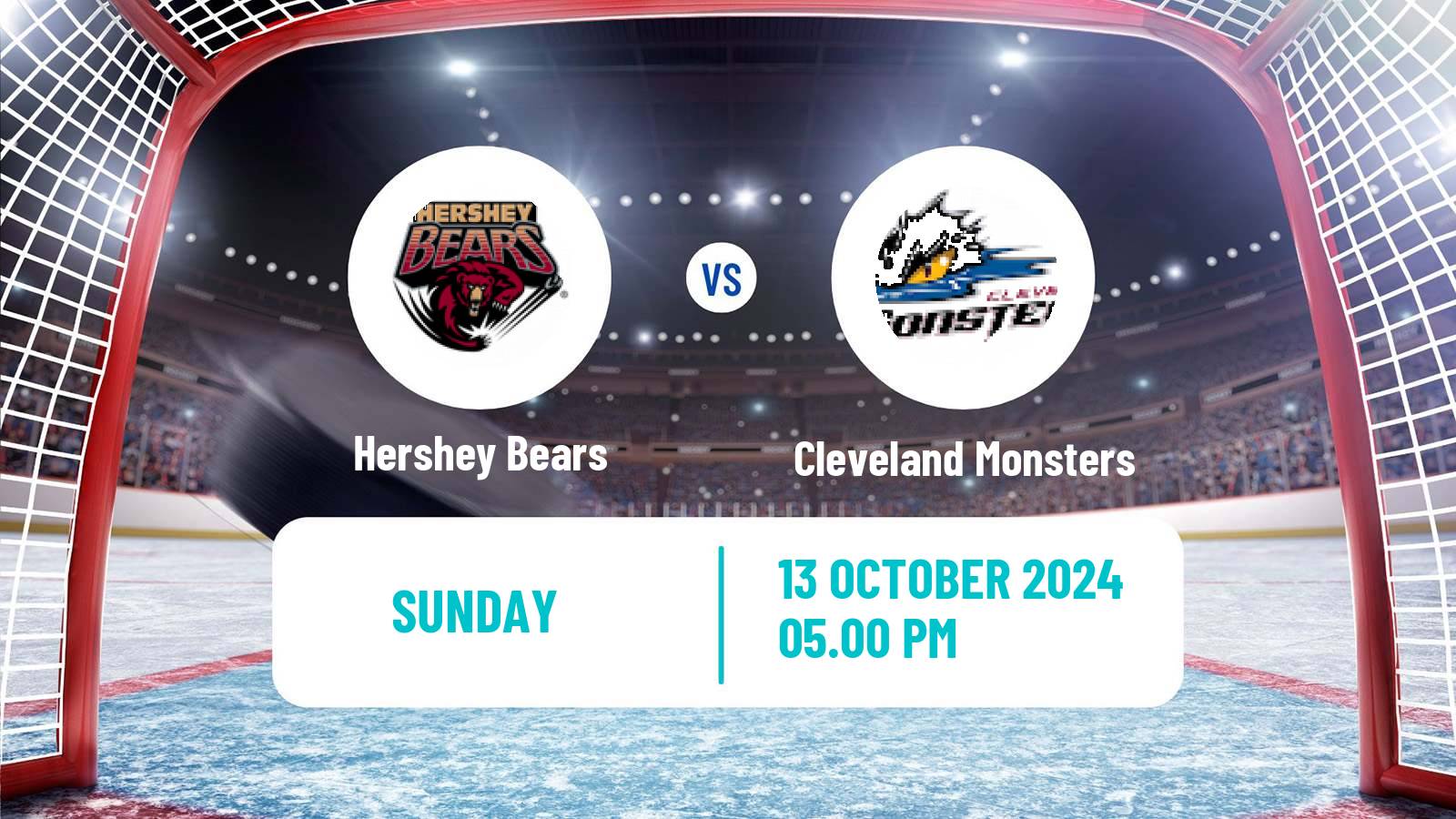 Hockey AHL Hershey Bears - Cleveland Monsters