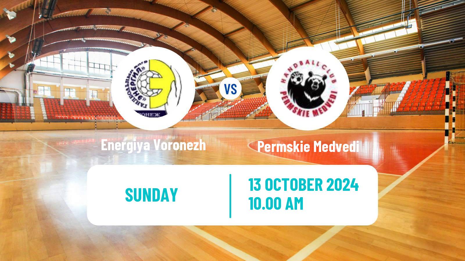 Handball Russian Superleague Handball Energiya Voronezh - Permskie Medvedi