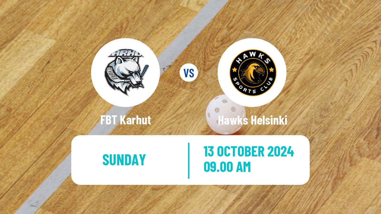 Floorball Finnish Divari Karhut - Hawks Helsinki