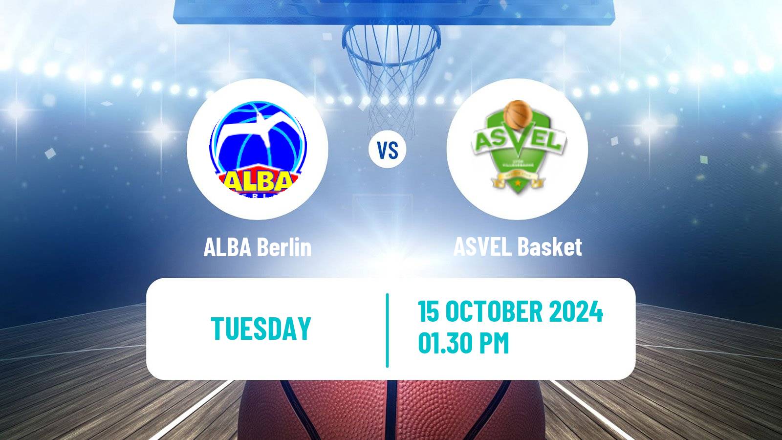 Basketball Euroleague ALBA Berlin - ASVEL Basket