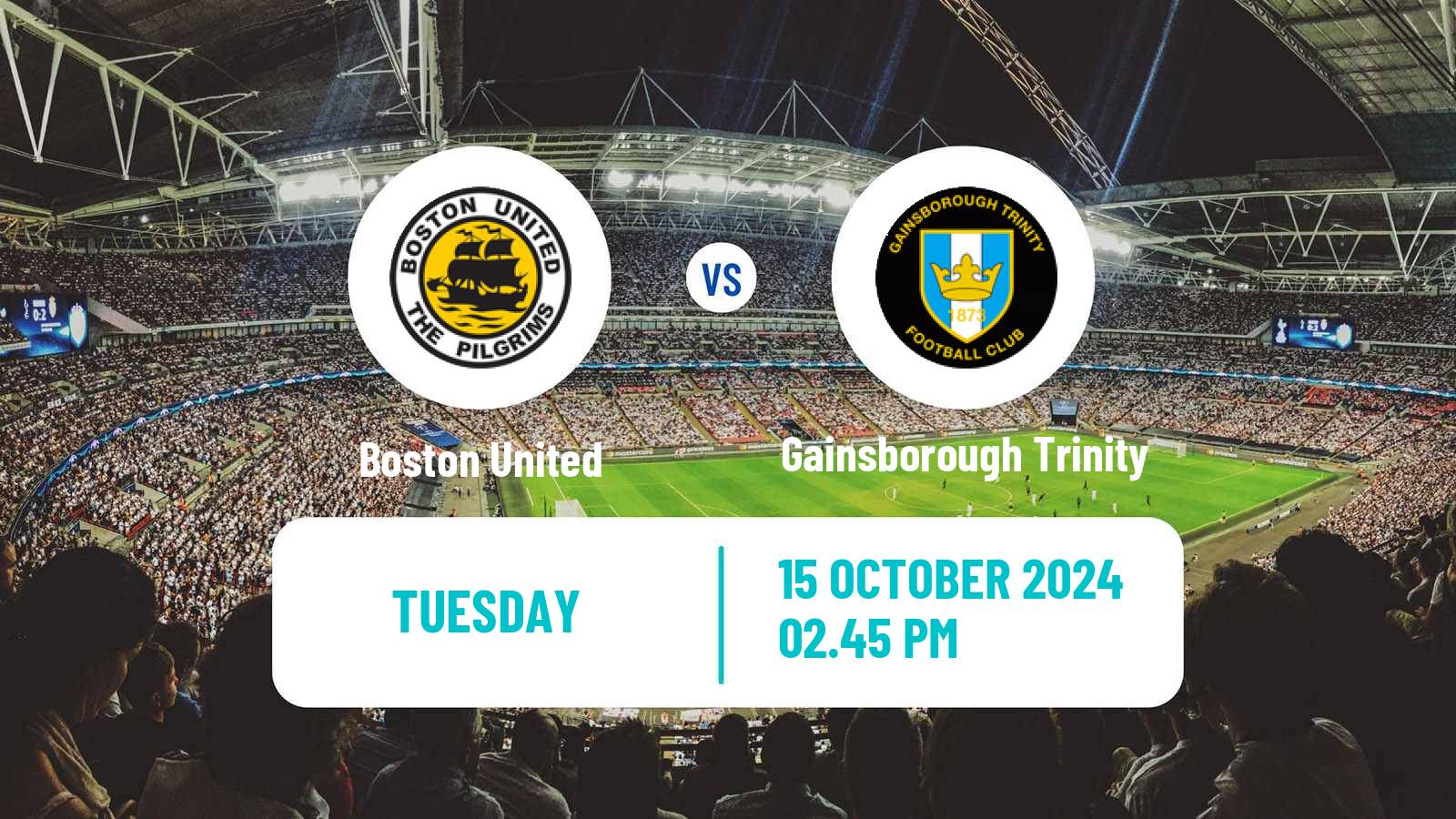 Soccer English FA Cup Boston United - Gainsborough Trinity