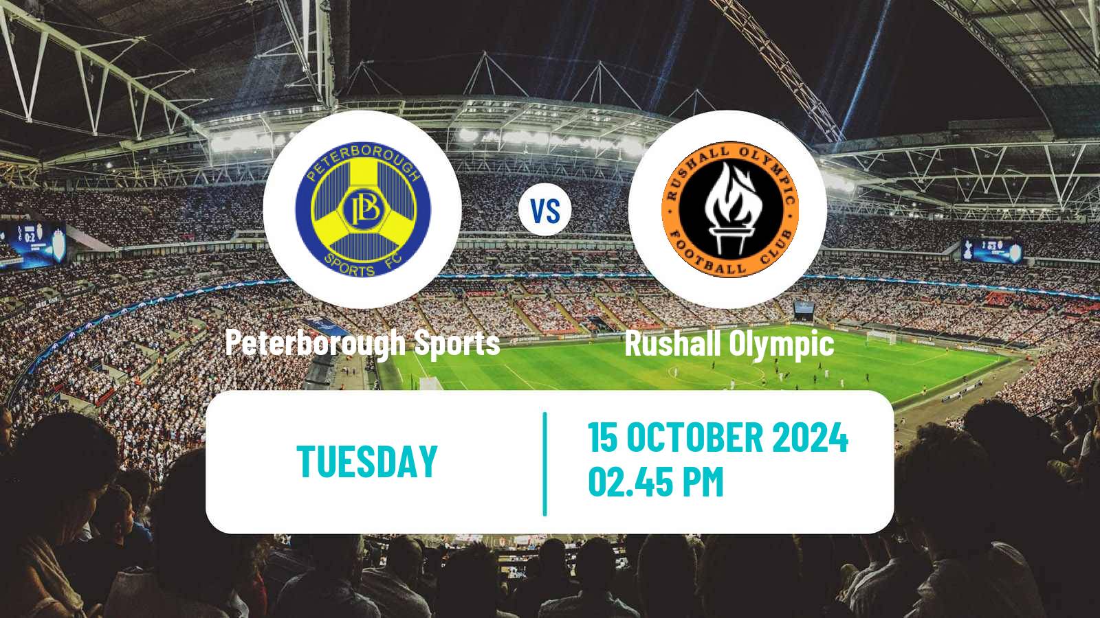 Soccer English FA Cup Peterborough Sports - Rushall Olympic