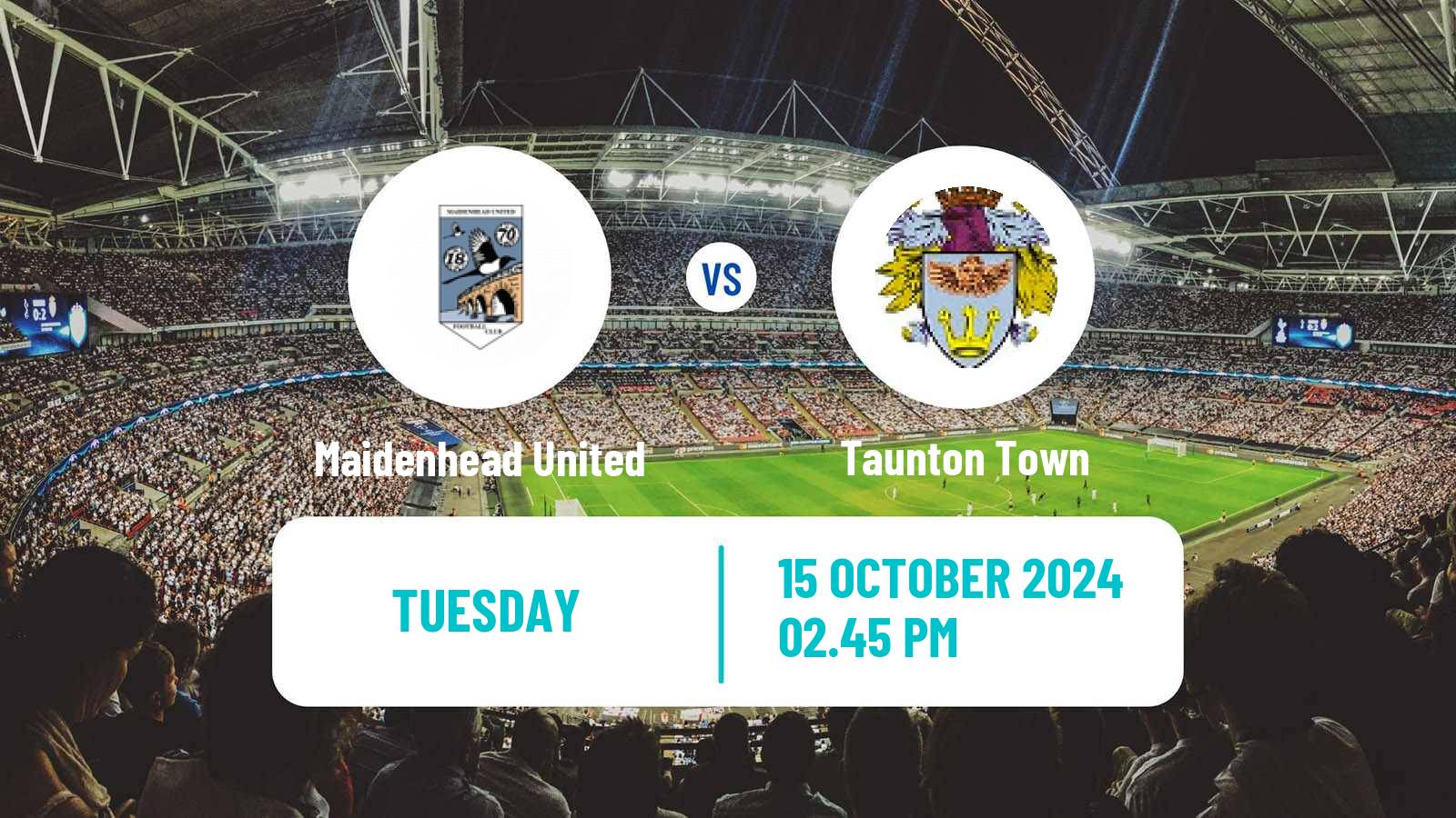 Soccer English FA Cup Maidenhead United - Taunton Town