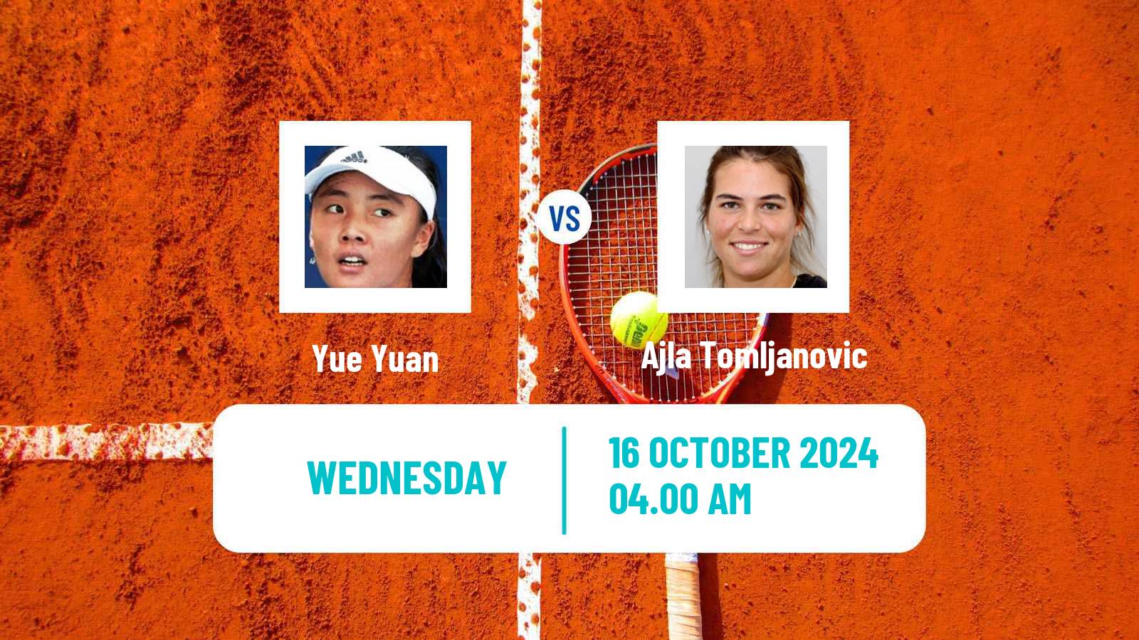 Tennis WTA Ningbo Yue Yuan - Ajla Tomljanovic