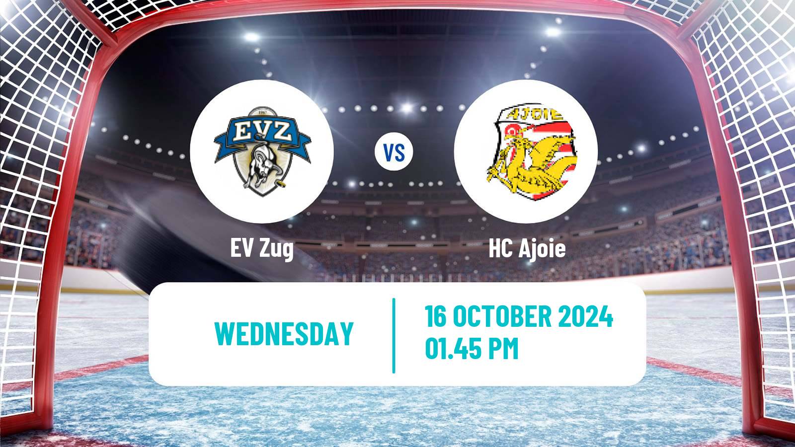 Hockey Swiss National League Hockey EV Zug - Ajoie