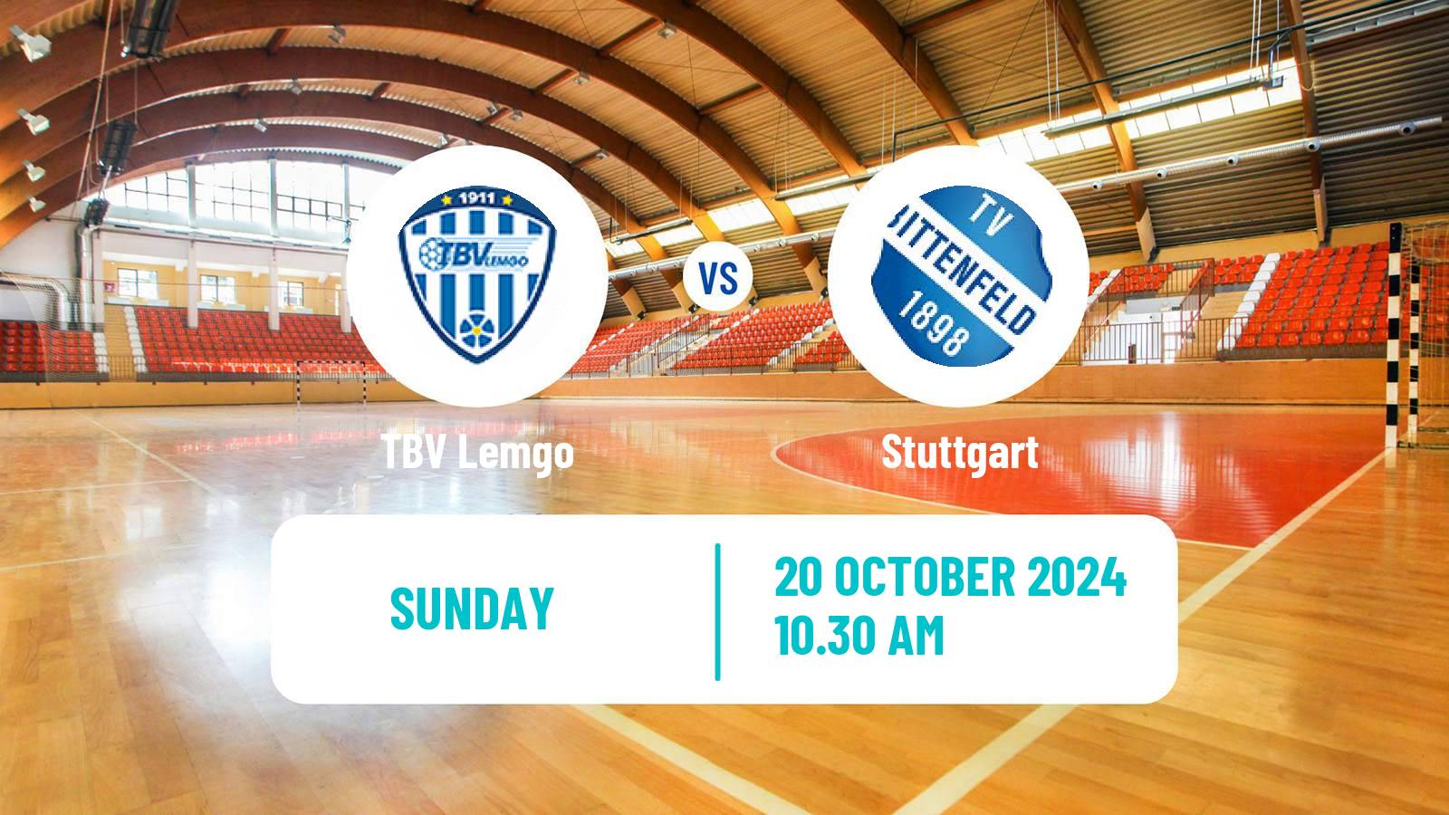 Handball German Bundesliga Handball TBV Lemgo - Stuttgart