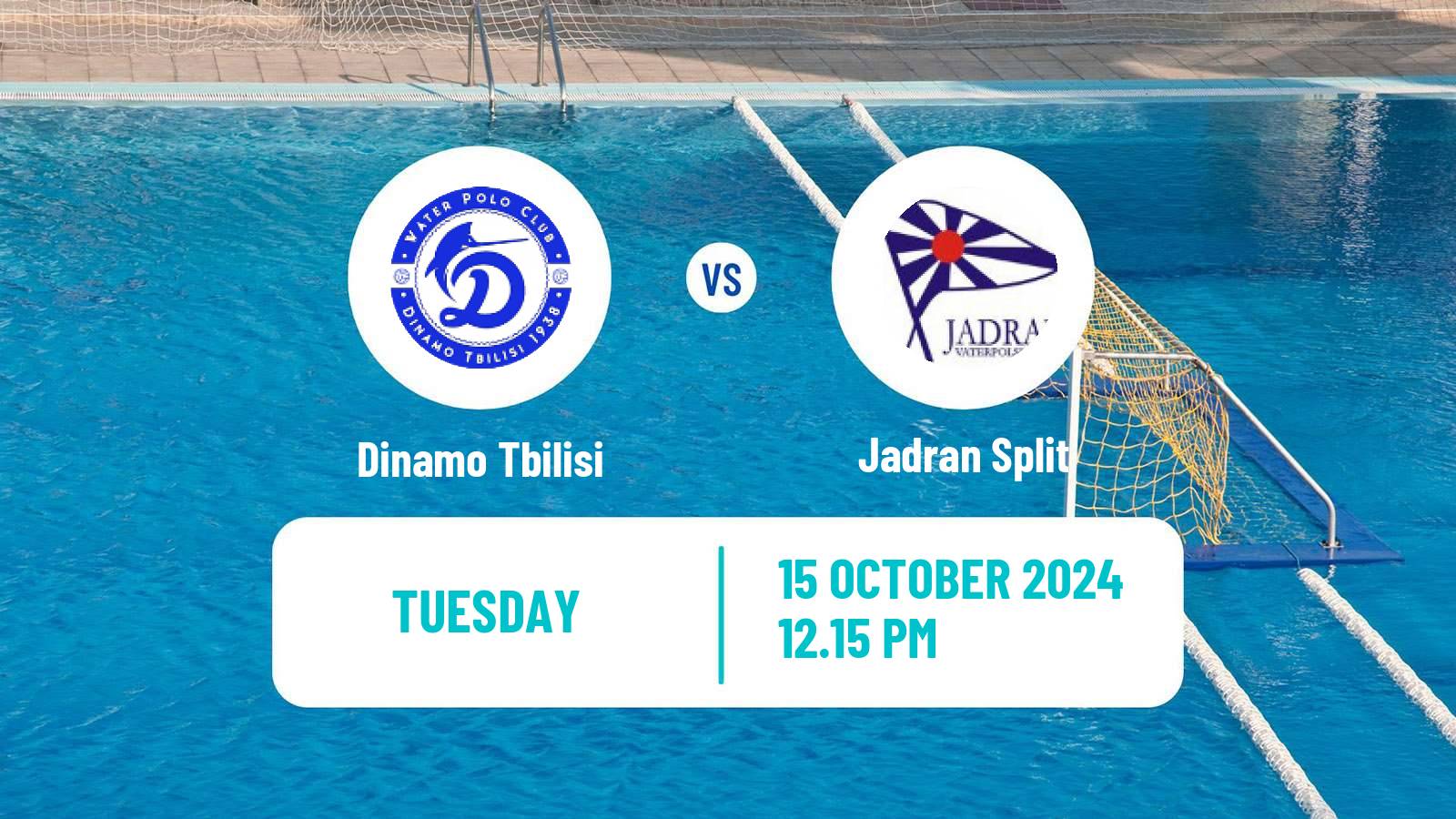 Water polo Champions League Water Polo Dinamo Tbilisi - Jadran Split