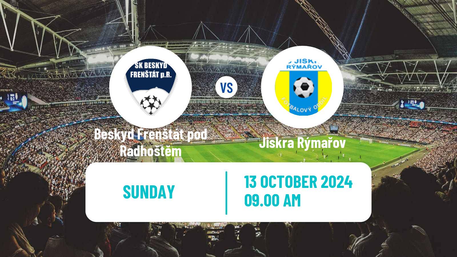 Soccer Czech Division F Beskyd Frenštát pod Radhoštěm - Jiskra Rýmařov