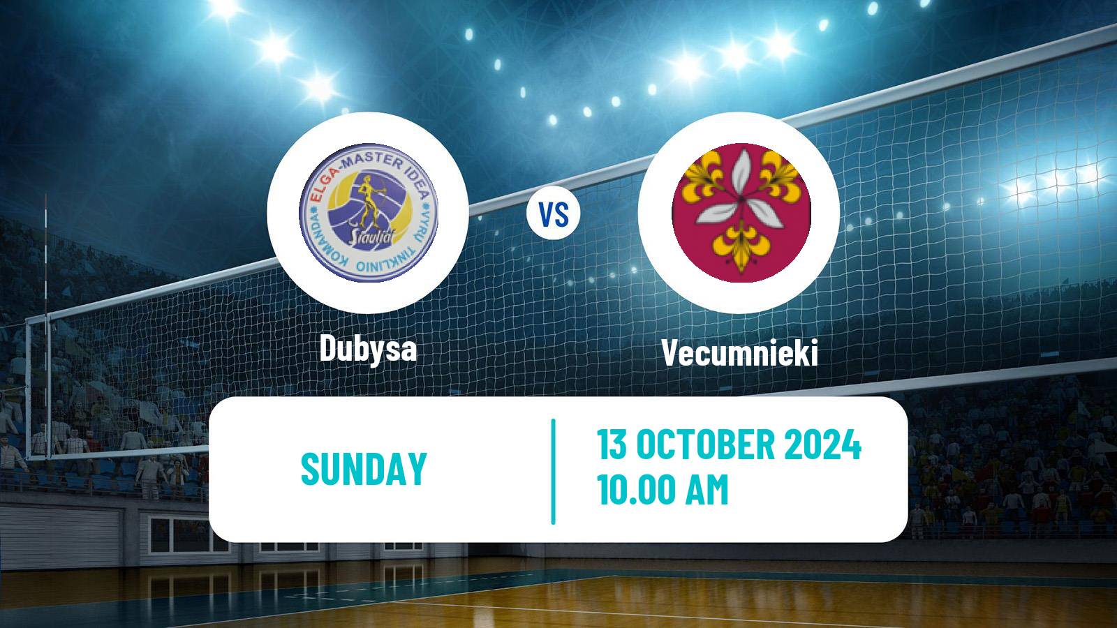 Volleyball Latvian Nacionala Liga Volleyball Dubysa - Vecumnieki