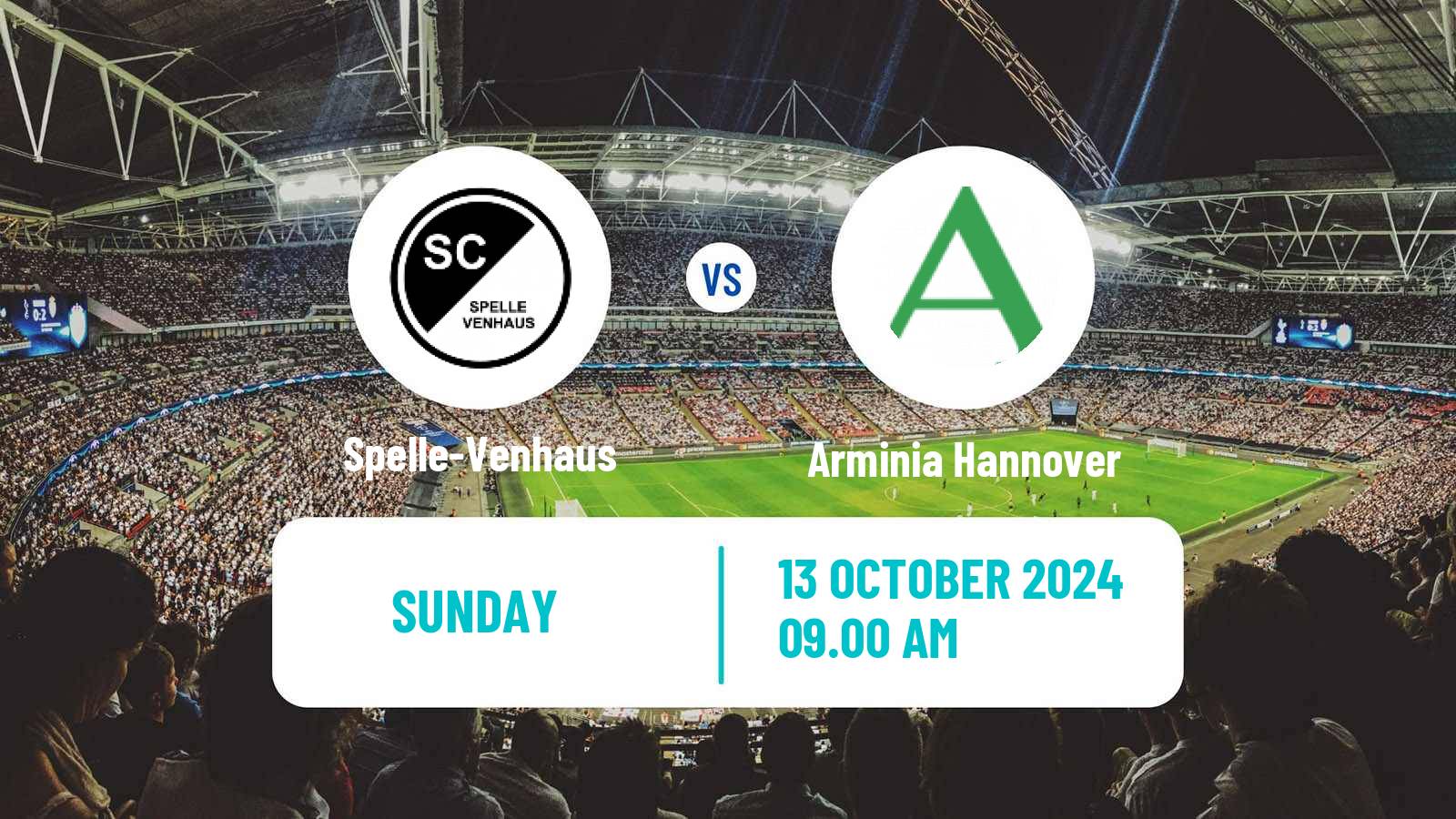 Soccer German Oberliga Niedersachsen Spelle-Venhaus - Arminia Hannover