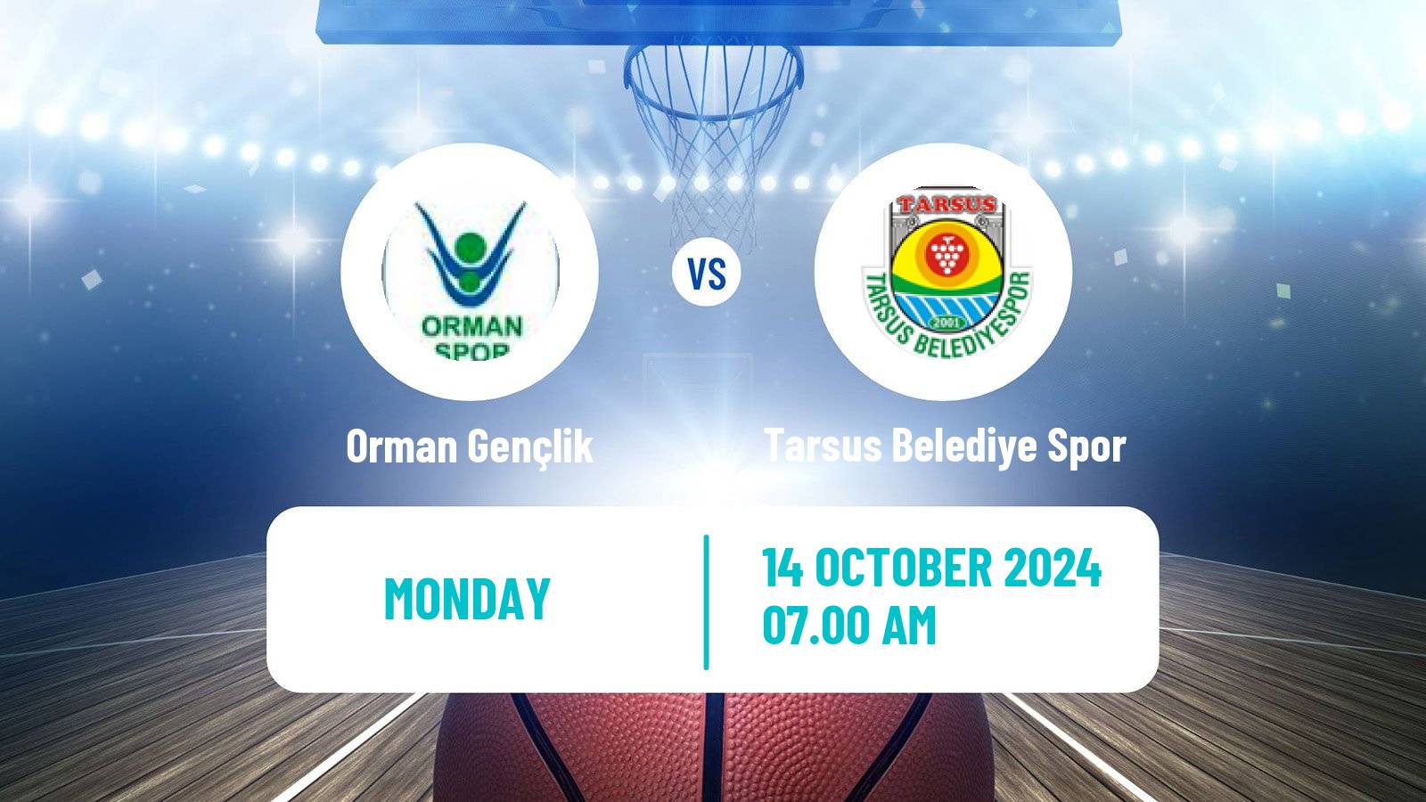 Basketball Turkish Basketball League Women Orman Gençlik - Tarsus Belediye Spor