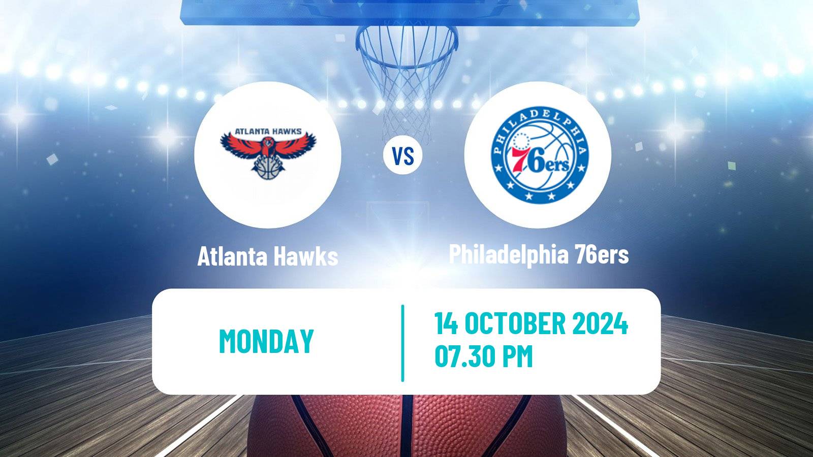 Basketball NBA Atlanta Hawks - Philadelphia 76ers