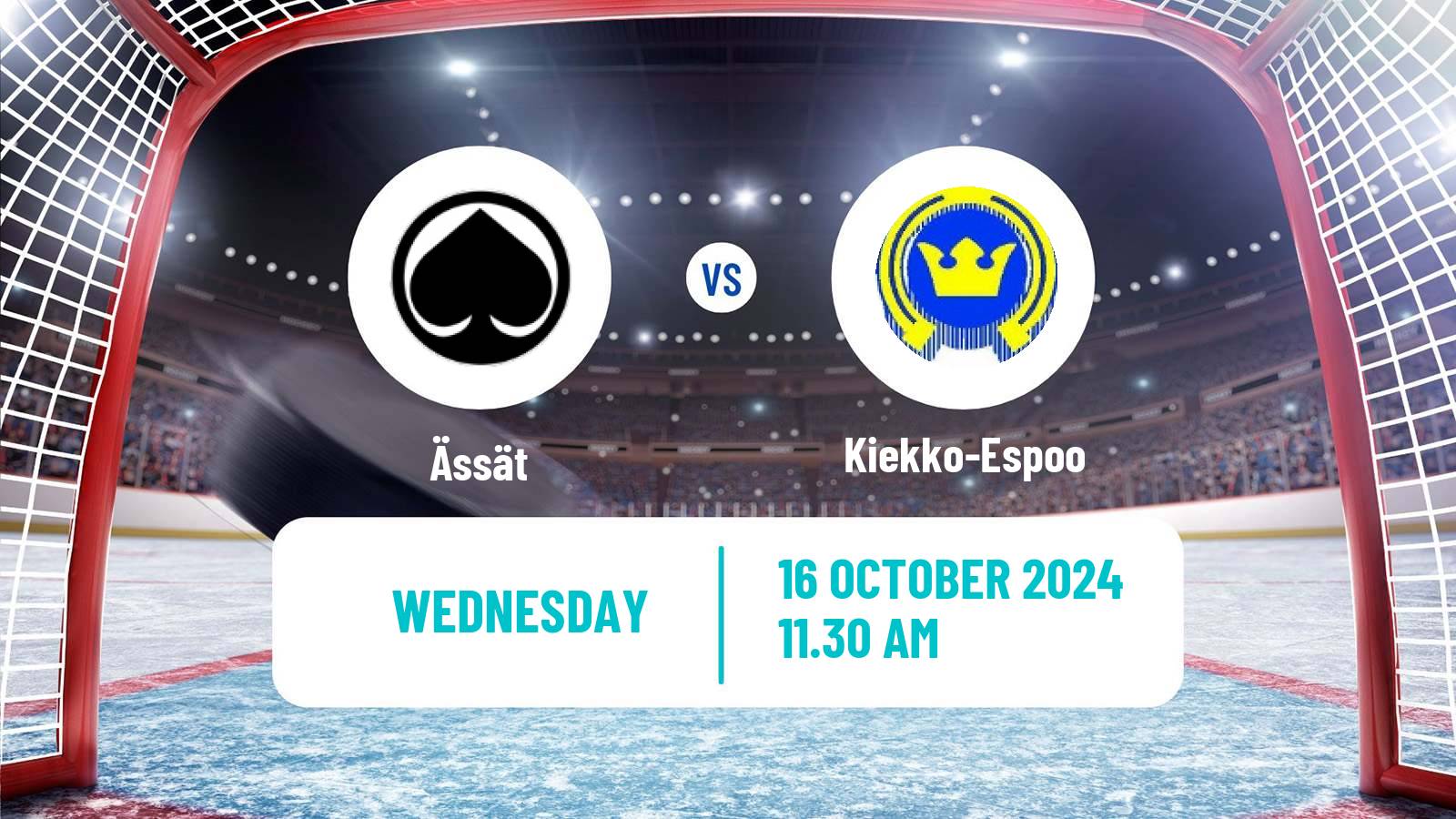 Hockey Finnish SM-liiga Ässät - Kiekko-Espoo