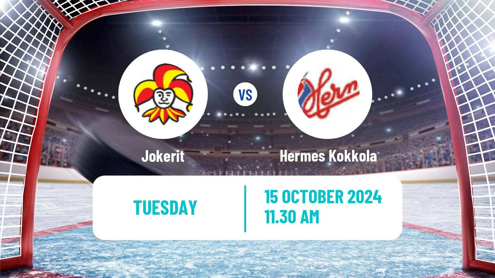 Hockey Finnish Mestis Jokerit - Hermes Kokkola