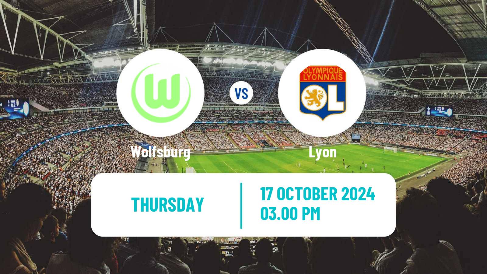 Soccer UEFA Champions League Women Wolfsburg - Lyon