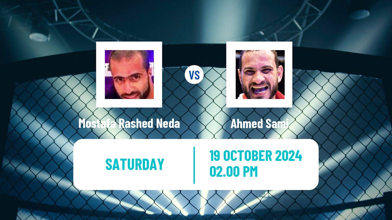 MMA Middleweight Pfl Men Mostafa Rashed Neda - Ahmed Sami