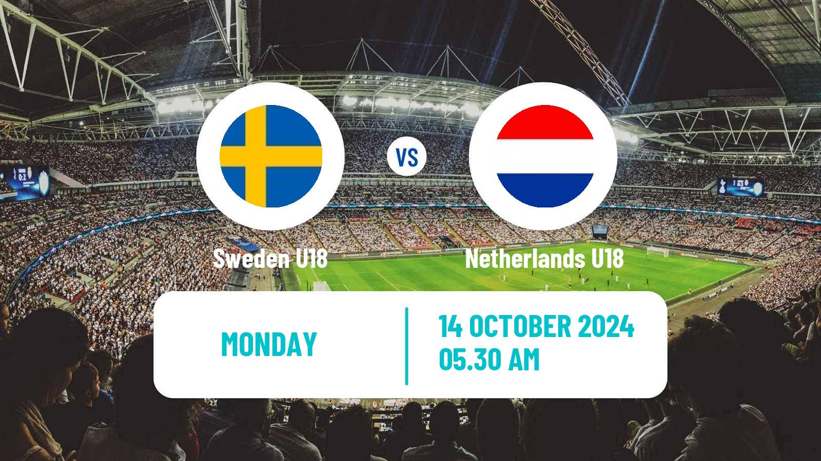 Soccer Friendly Sweden U18 - Netherlands U18