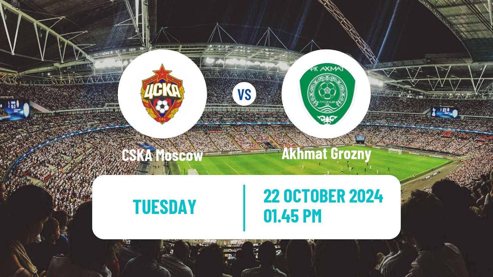 Soccer Russian Cup CSKA Moscow - Akhmat Grozny