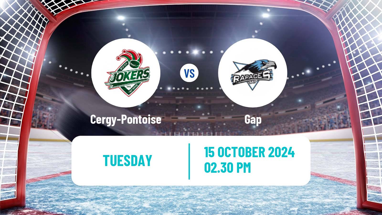 Hockey French Ligue Magnus Cergy-Pontoise - Gap