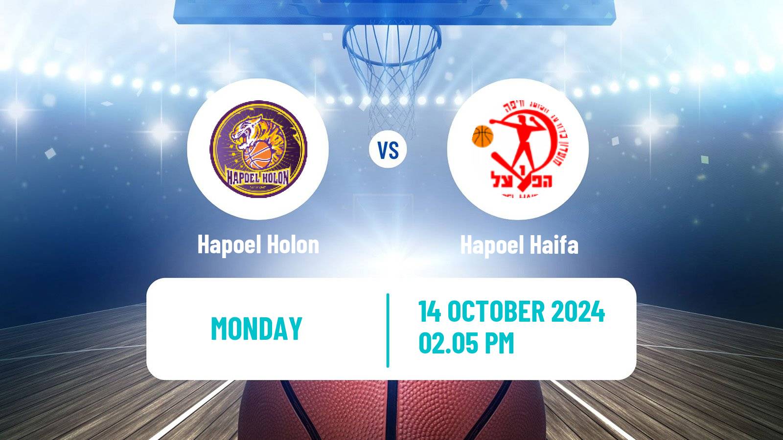 Basketball Israeli Basketball Super League Hapoel Holon - Hapoel Haifa