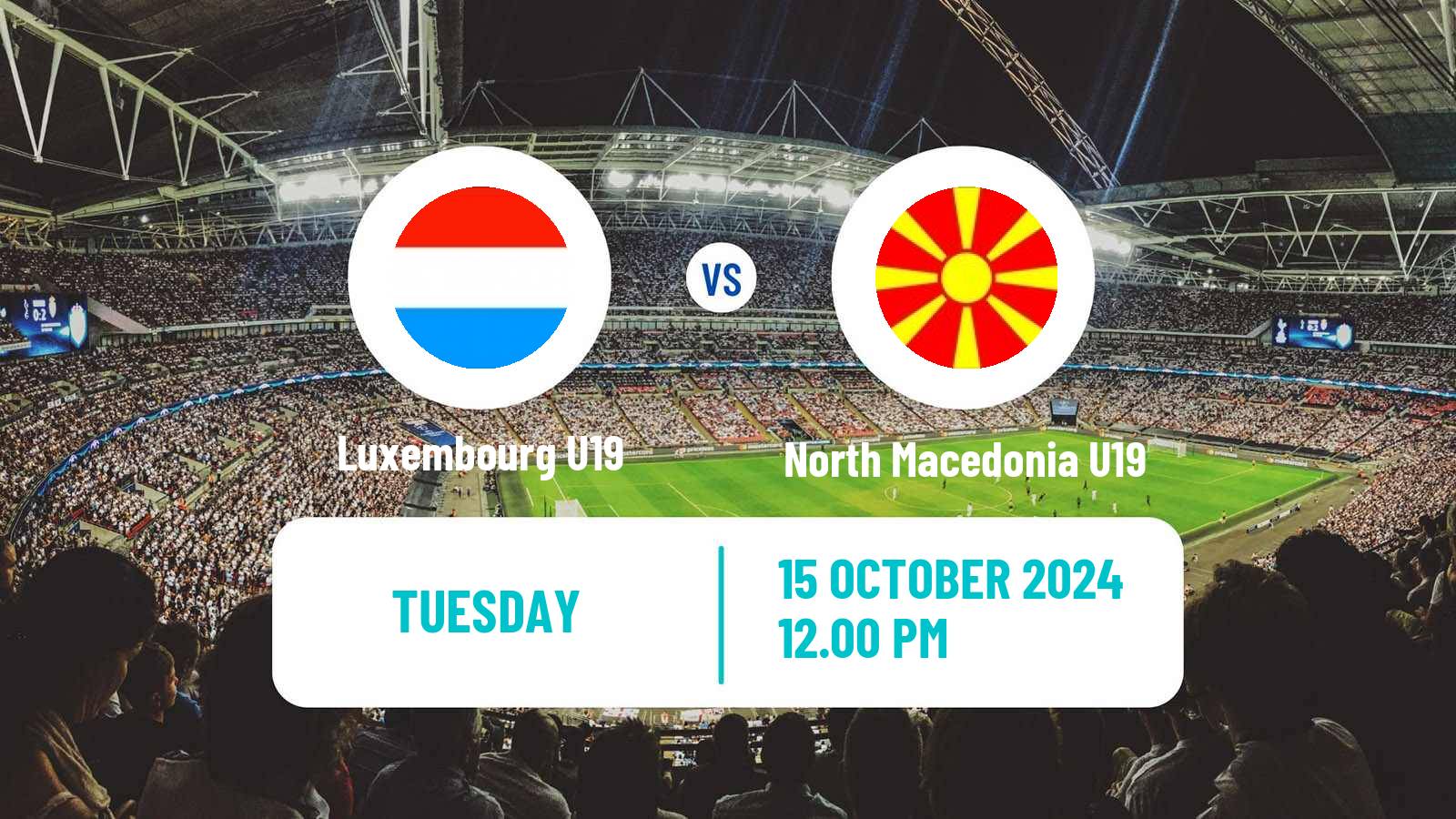 Soccer UEFA Euro U19 Luxembourg U19 - North Macedonia U19