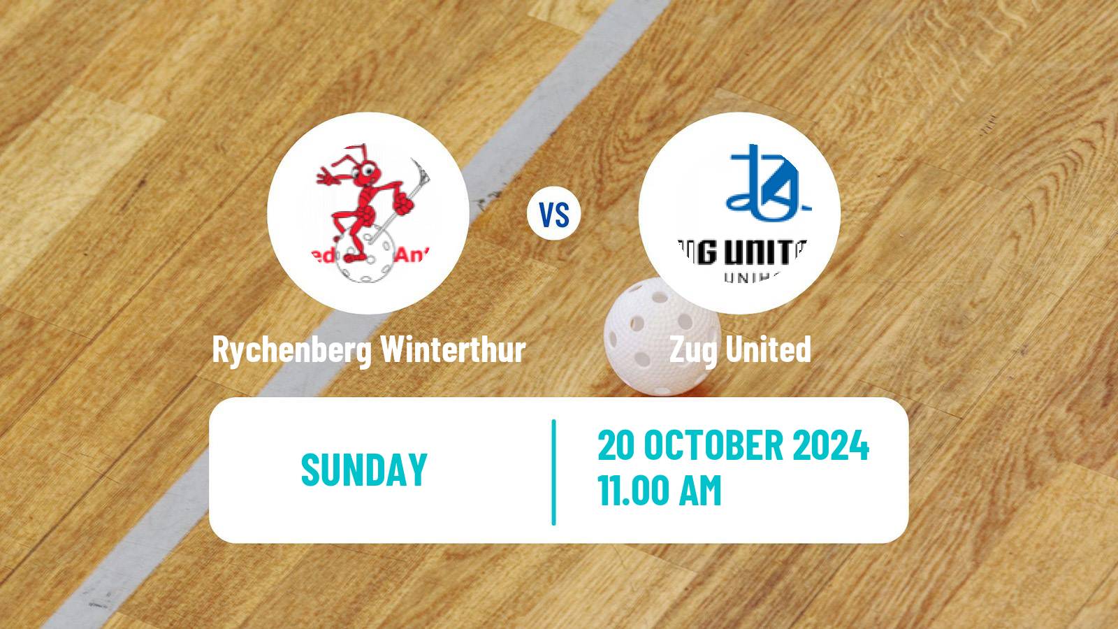 Floorball Swiss NLA Floorball Women Rychenberg Winterthur - Zug United