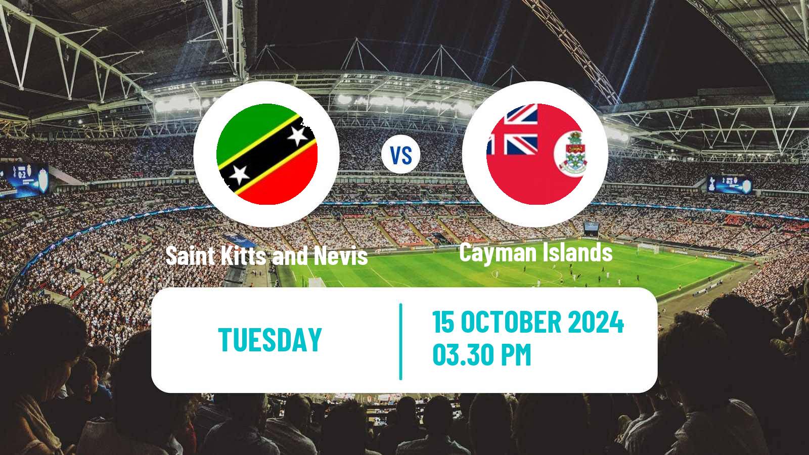 Soccer CONCACAF Nations League Saint Kitts and Nevis - Cayman Islands