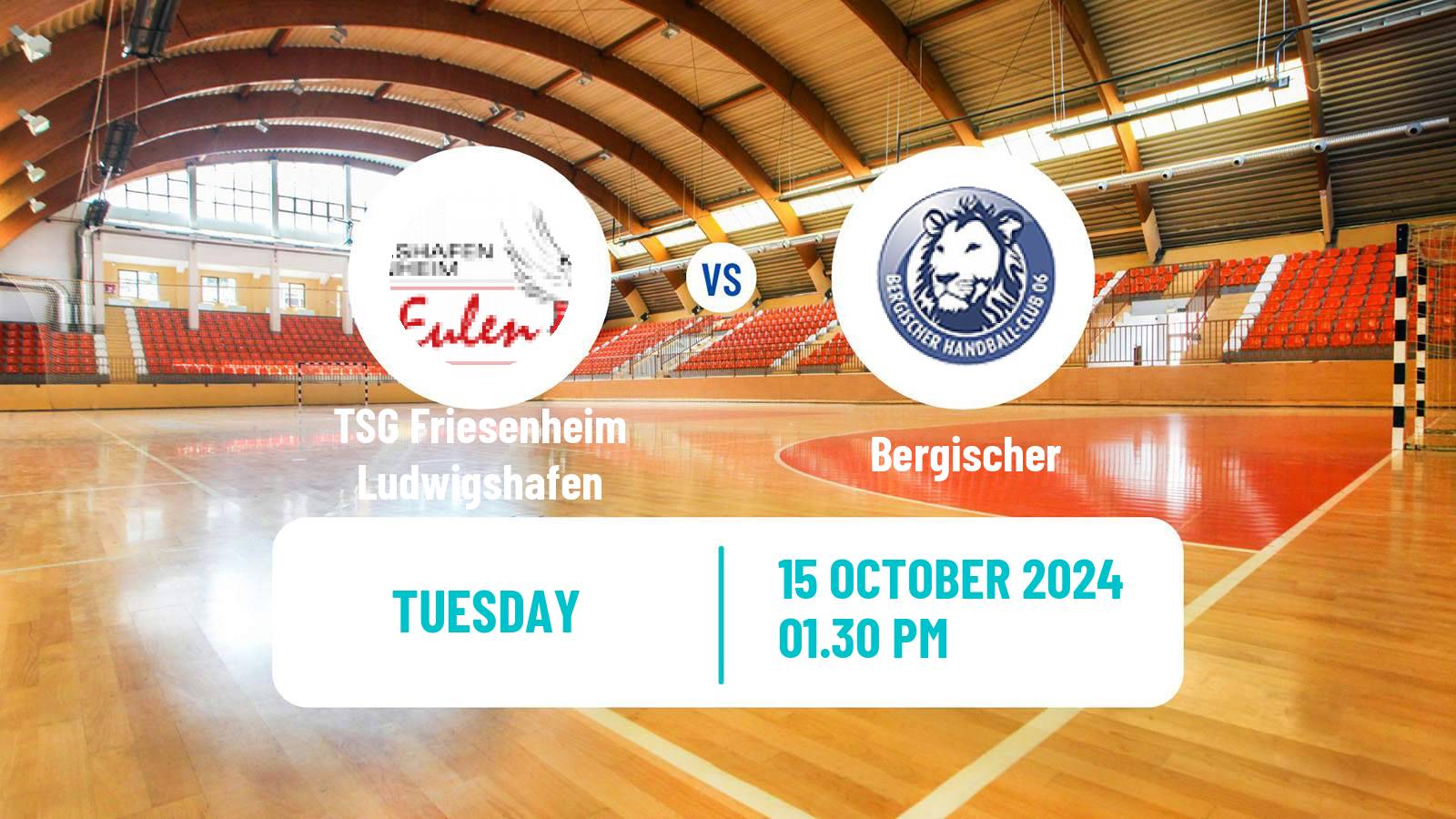 Handball German 2 Bundesliga Handball TSG Friesenheim Ludwigshafen - Bergischer