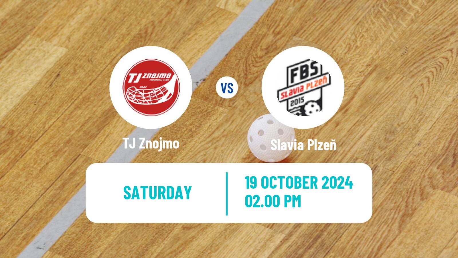 Floorball Czech 1 Liga Floorball Znojmo - Slavia Plzeň