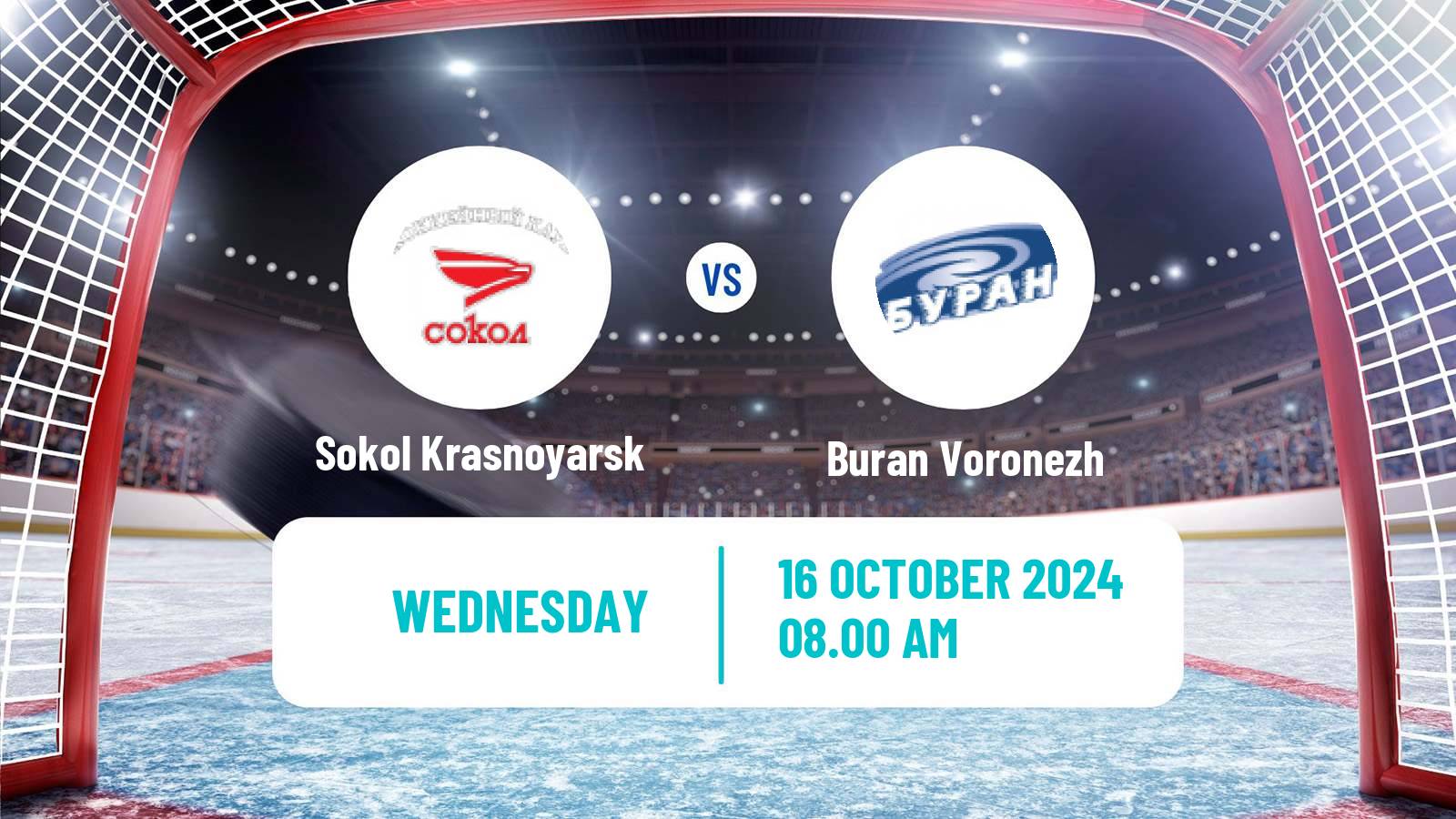 Hockey VHL Sokol Krasnoyarsk - Buran Voronezh