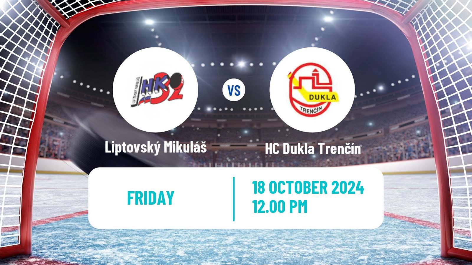 Hockey Slovak Extraliga Liptovský Mikuláš - HC Dukla Trenčín