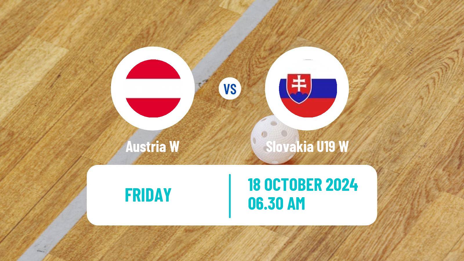 Floorball Friendly International Floorball Women Austria W - Slovakia U19 W