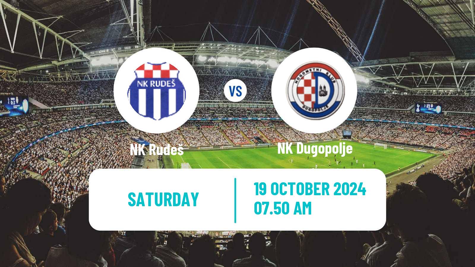 Soccer Croatian Prva NL Rudeš - Dugopolje