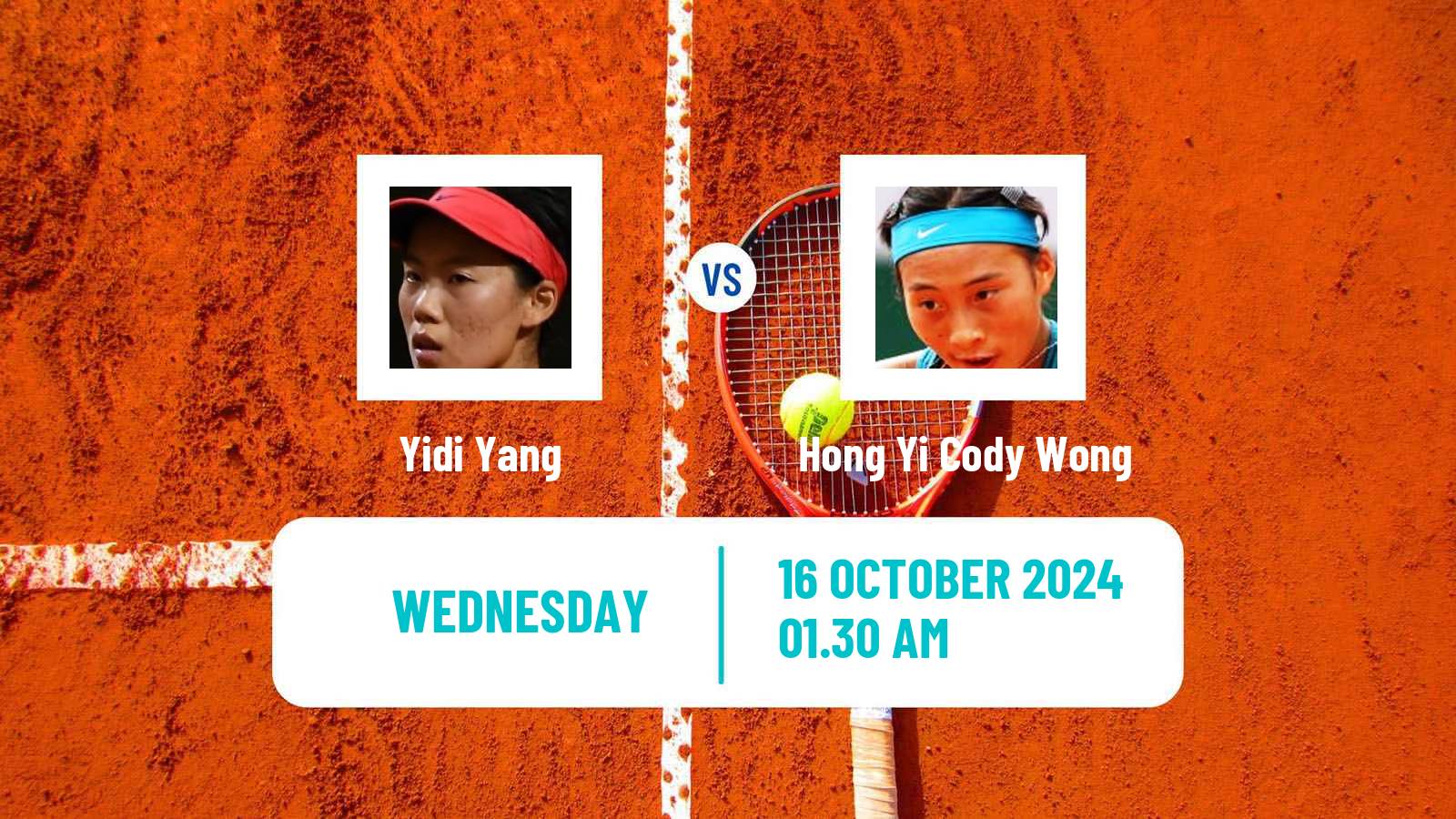 Tennis ITF W35 Huzhou Women Yidi Yang - Hong Yi Cody Wong