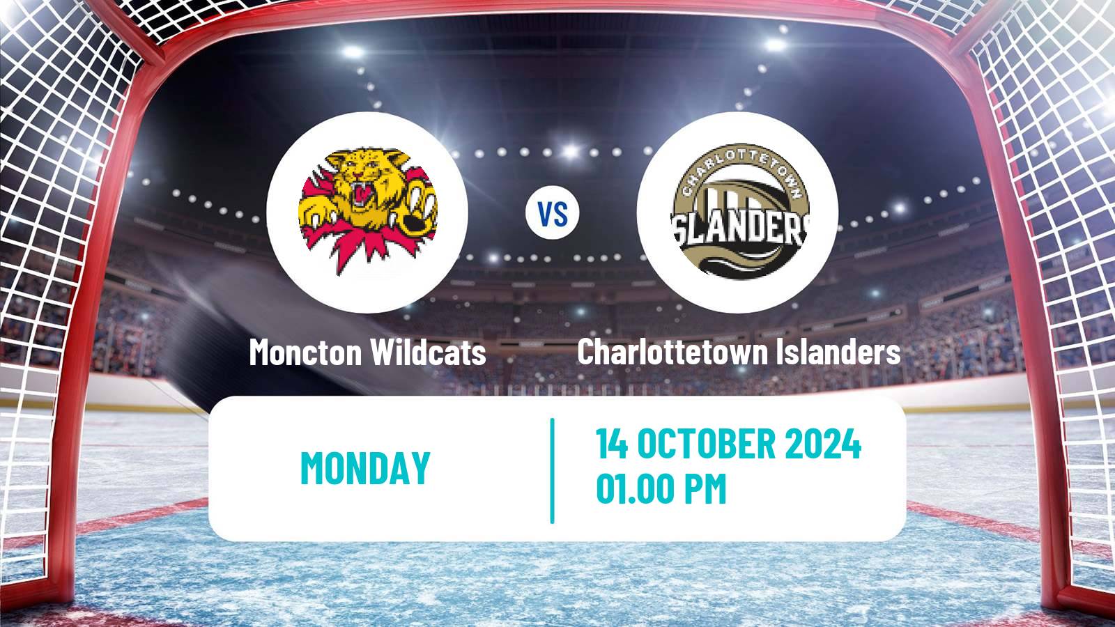 Hockey QMJHL Moncton Wildcats - Charlottetown Islanders