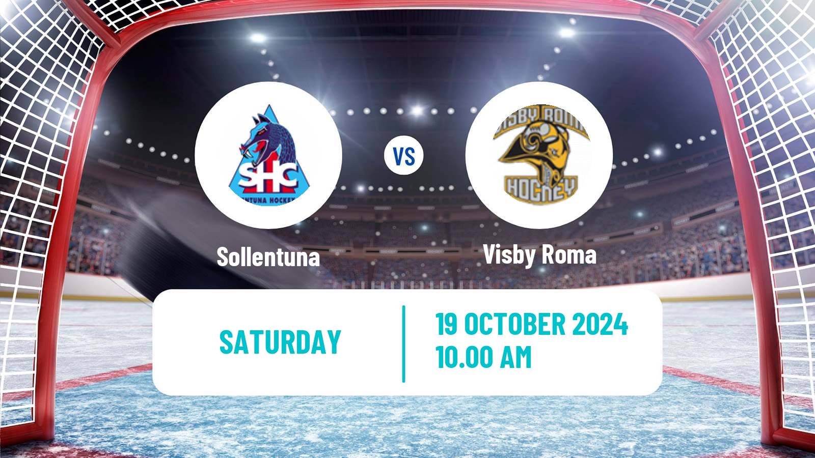 Hockey Swedish HockeyEttan Ostra Sollentuna - Visby Roma