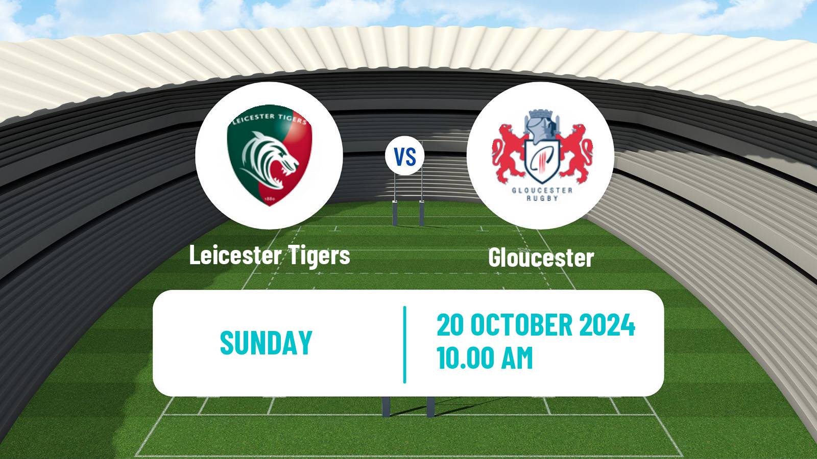 Rugby union English Premiership Rugby Leicester Tigers - Gloucester