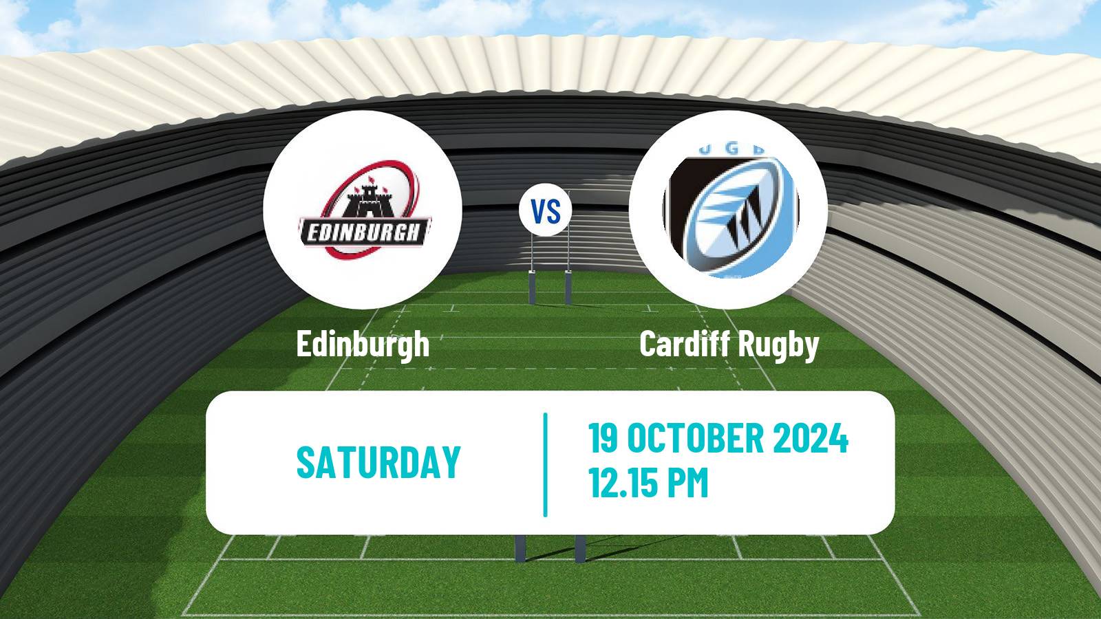 Rugby union United Rugby Championship Edinburgh - Cardiff Rugby