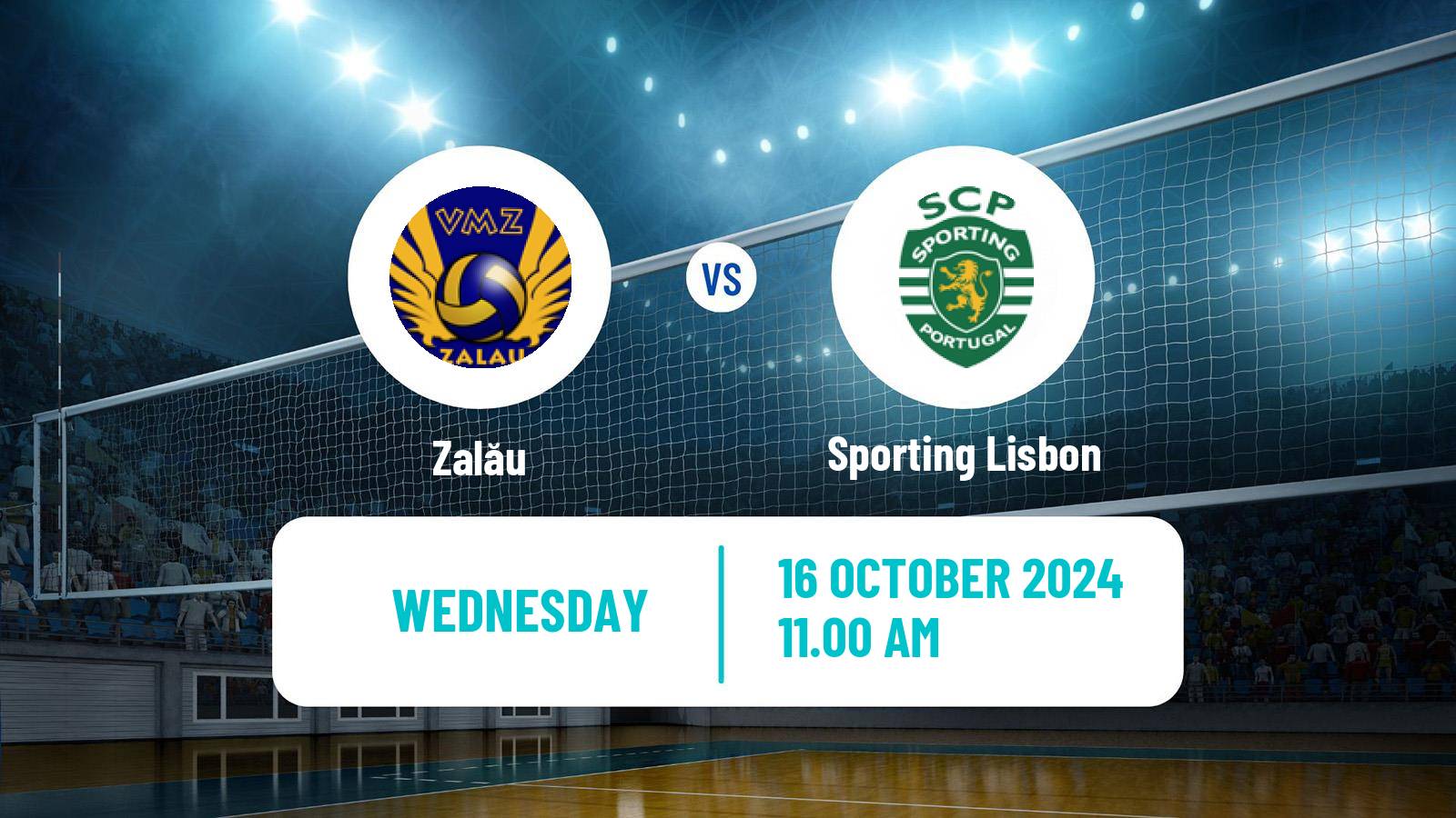 Volleyball CEV Challenge Cup Zalău - Sporting Lisbon