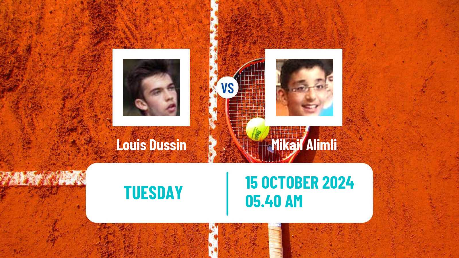 Tennis ITF M15 Villers Les Nancy Men Louis Dussin - Mikail Alimli