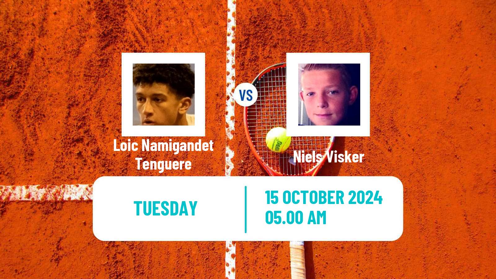 Tennis ITF M25 Edgbaston Men Loic Namigandet Tenguere - Niels Visker