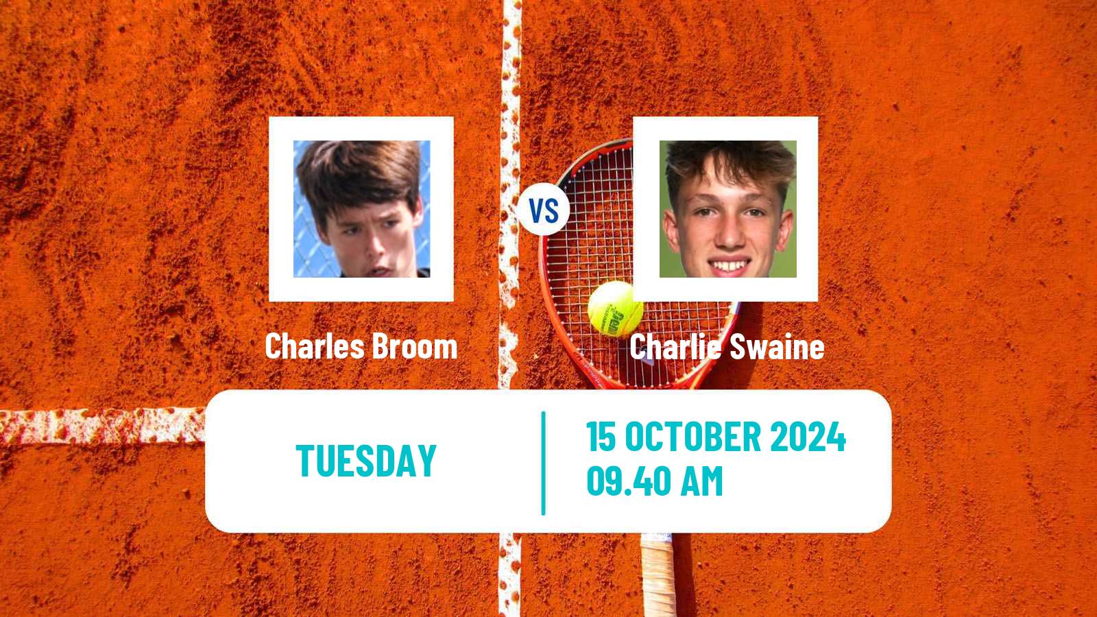 Tennis ITF M25 Edgbaston Men Charles Broom - Charlie Swaine