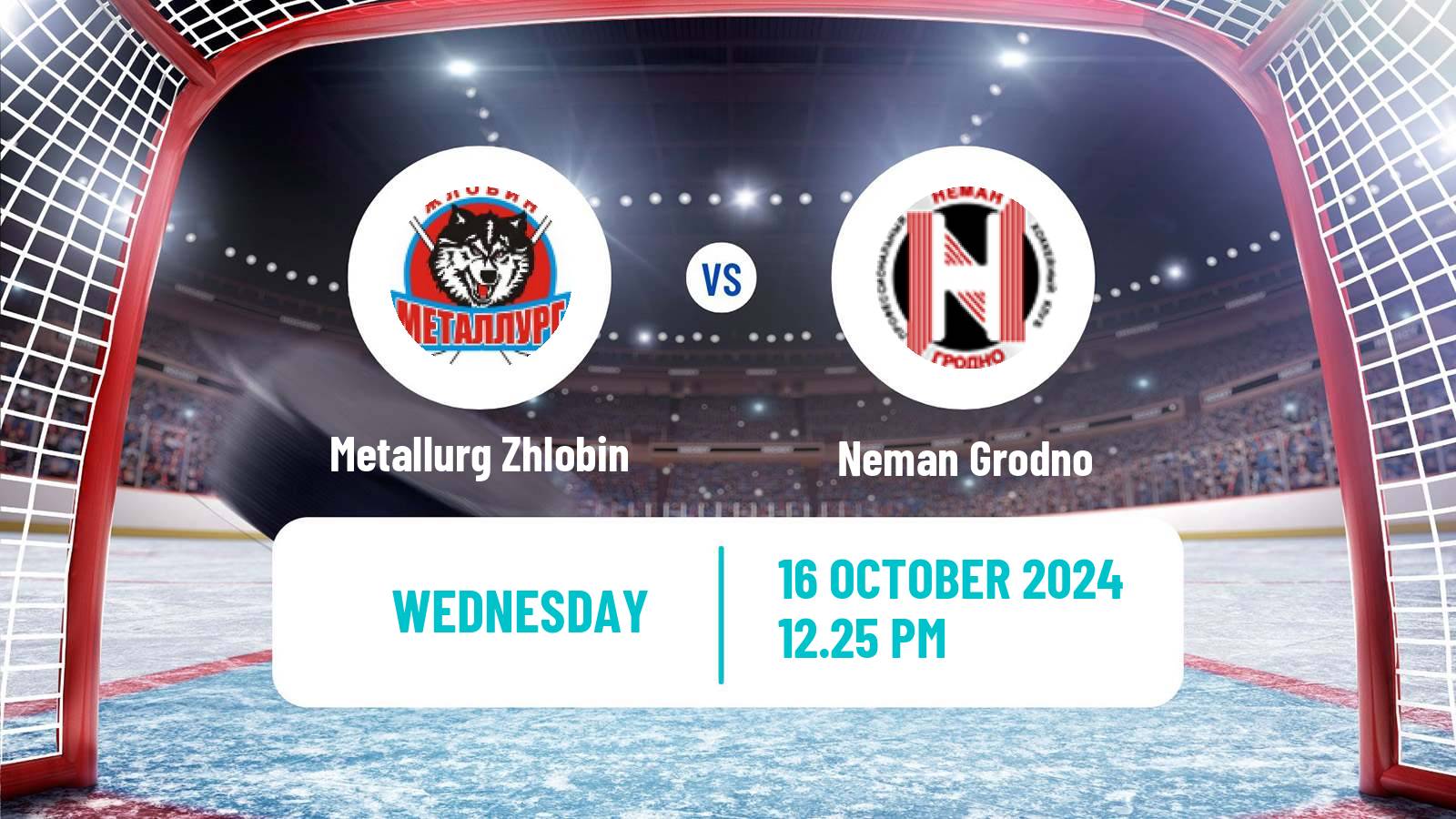 Hockey Belarusian Extraleague Metallurg Zhlobin - Neman Grodno